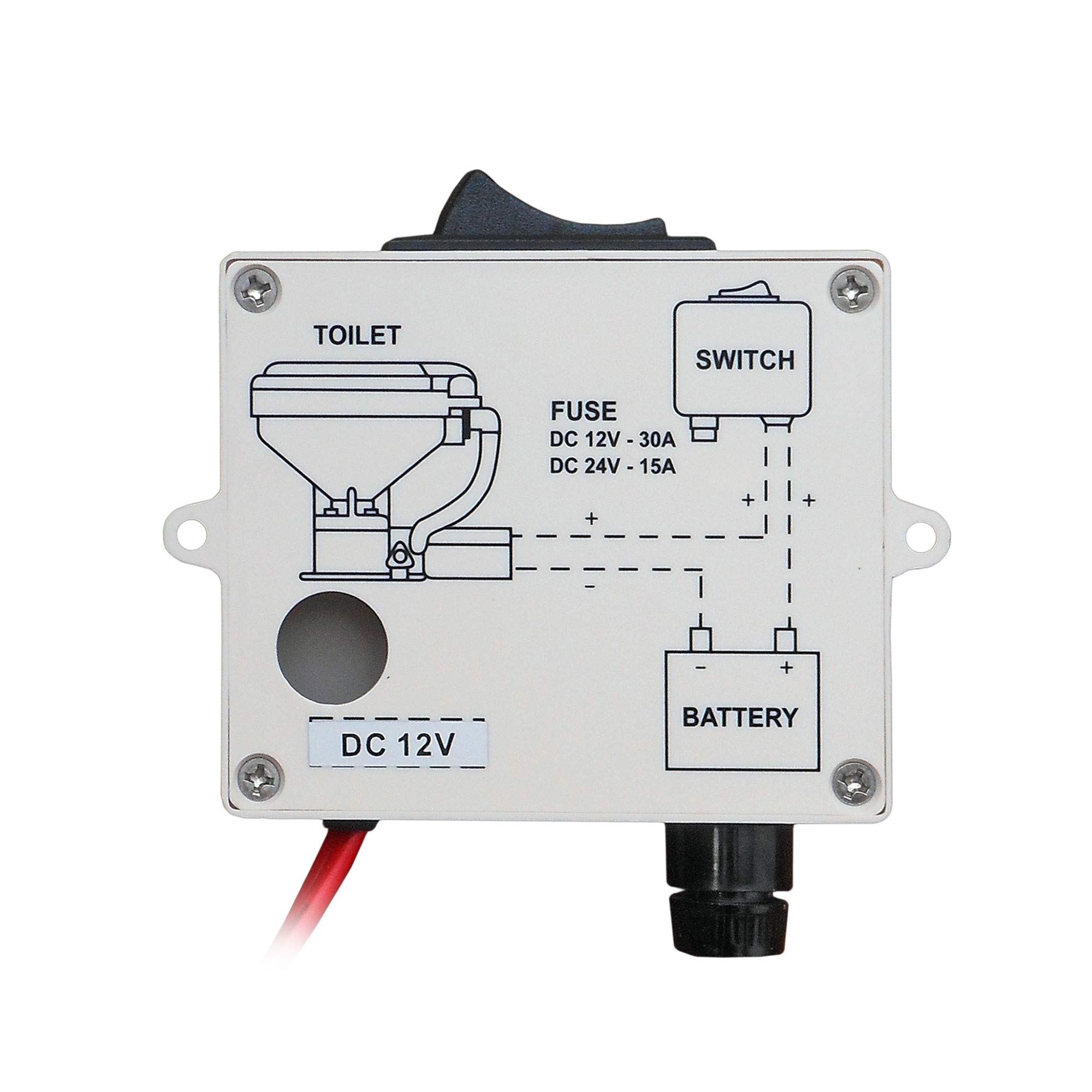 TMC STANDARD SWITCH BOX ASSEMBLY FOR TOILET Delta Sierra Marine
